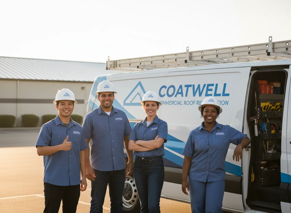 Commercial roof coating company in Crabtree, OR